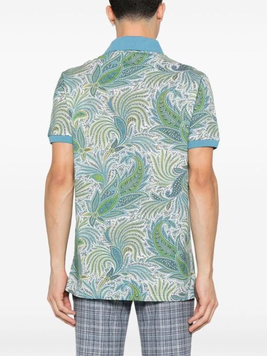 Etro ETRO Men T-Shirts MRMD0004 AK573X0883 Blue Size US XL / EU 56 / 4 - 2 Thumbnail