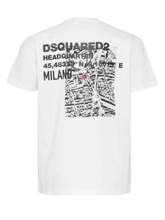 Dsquared2 DSQUARED2 Men T-Shirts S74GD1338 D20020100 White Size US XL / EU 56 / 4 - 2 Thumbnail