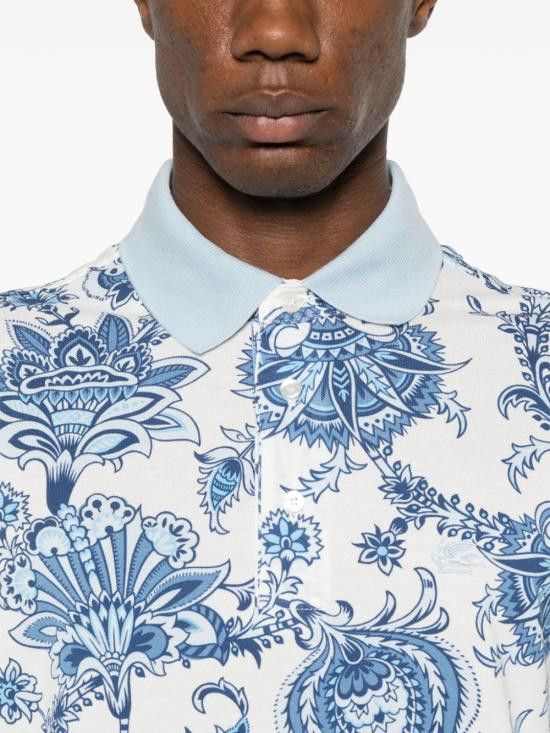 Etro ETRO Men T-Shirts MRMD0004 AK569X0800 White Size US L / EU 52-54 / 3 - 2 Thumbnail