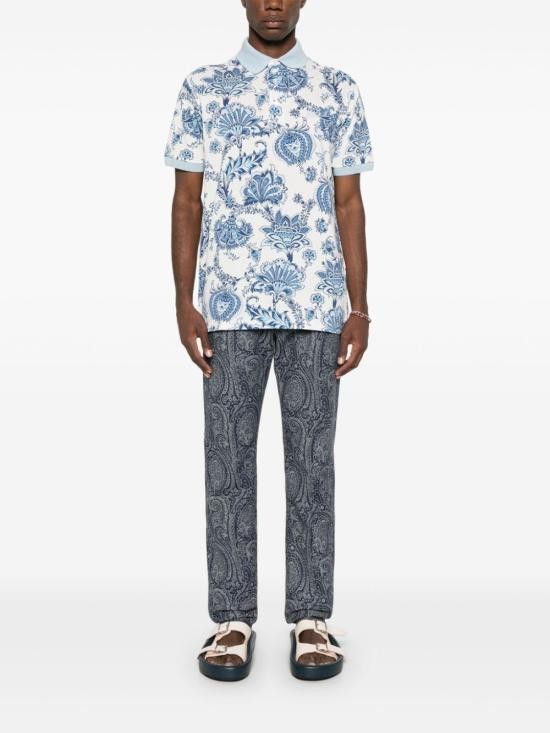 Etro ETRO Men T-Shirts MRMD0004 AK569X0800 White Size US XL / EU 56 / 4 - 4 Thumbnail