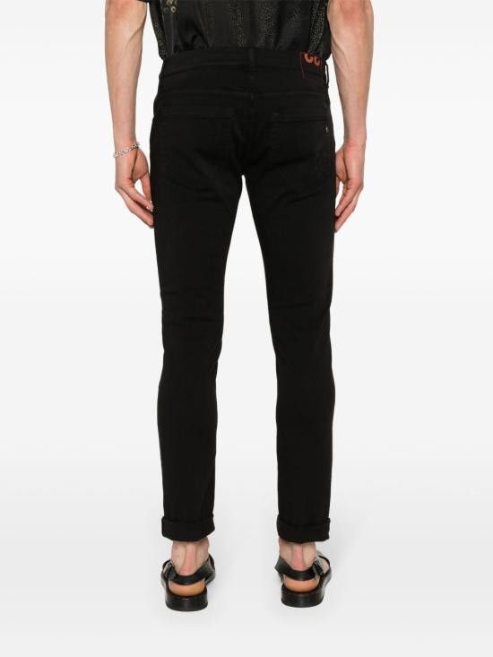 Dondup DONDUP Men Denim Pants UP232GEORGE BS0030UPTD999 Black Size US 30 / EU 46 - 4 Thumbnail
