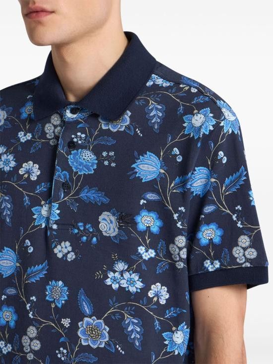 Etro ETRO Men T-Shirts MRMD0004 AK572X0883 Blue Size US M / EU 48-50 / 2 - 2 Thumbnail