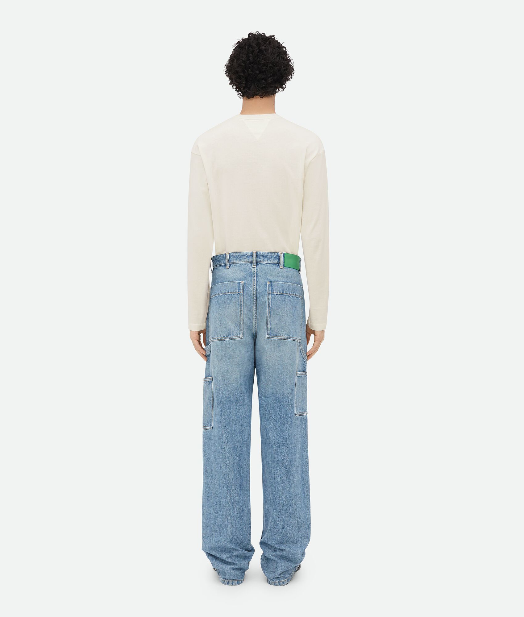 Bottega Veneta Cargo Washed Denim Jeans Size US 34 / EU 50 - 2 Thumbnail