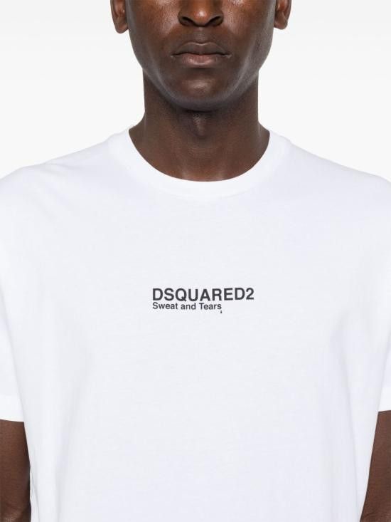 Dsquared2 DSQUARED2 Men T-Shirts S74GD0946 D20020100 White Size US S / EU 44-46 / 1 - 4 Thumbnail