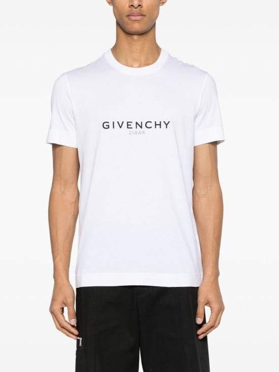 Givenchy GIVENCHY Men T-Shirts BM71653Y6B 100 White Size US M / EU 48-50 / 2 - 4 Thumbnail