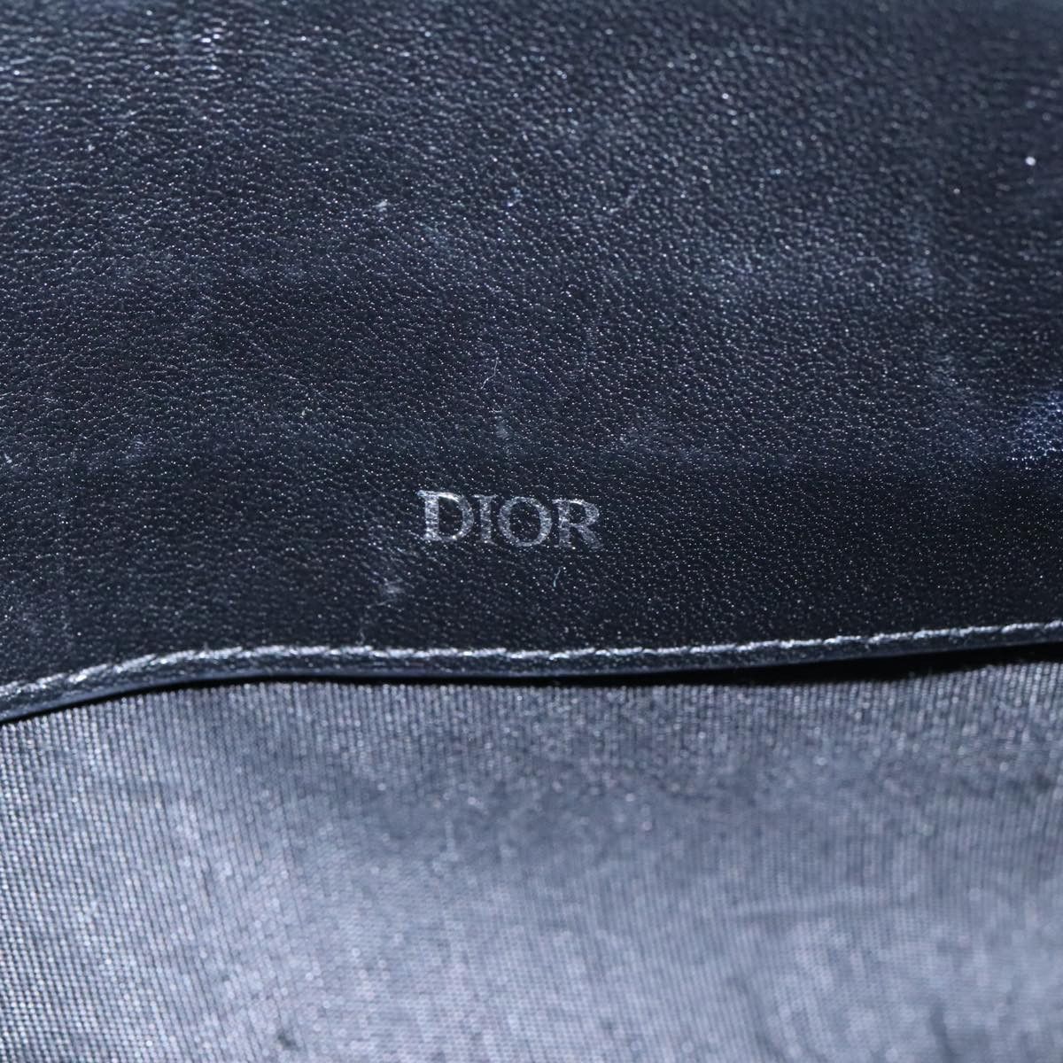 Dior Trotter Navy Canvas Clutch Bag (Pre-Owned) Size ONE SIZE - 9 Thumbnail