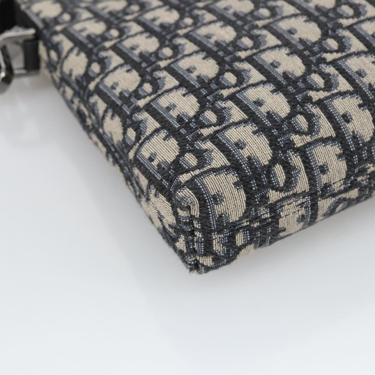 Dior Trotter Navy Canvas Clutch Bag (Pre-Owned) Size ONE SIZE - 16 Thumbnail