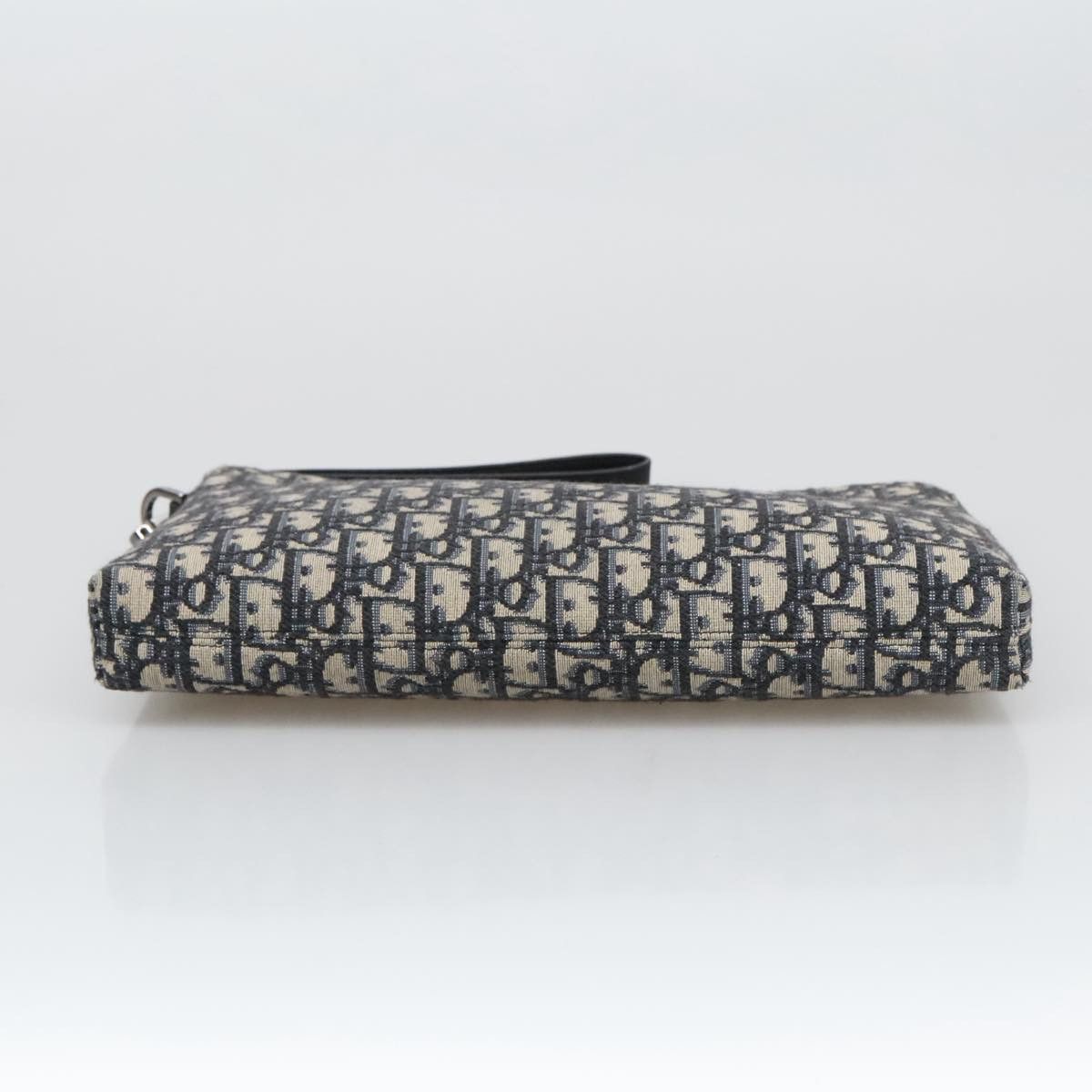 Dior Trotter Navy Canvas Clutch Bag (Pre-Owned) Size ONE SIZE - 5 Thumbnail