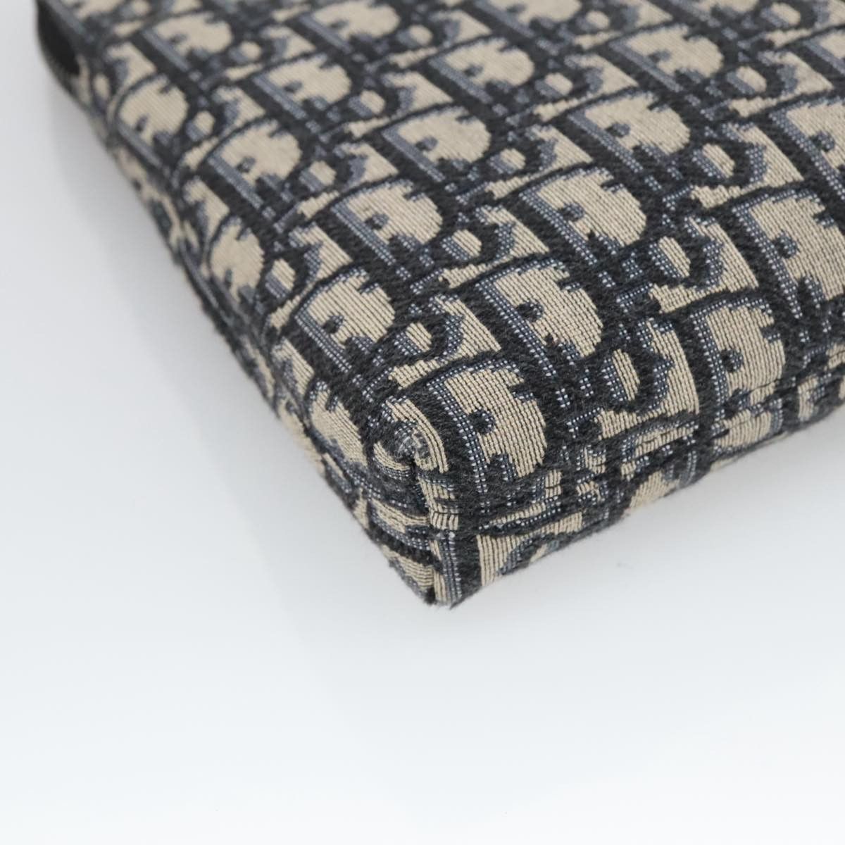 Dior Trotter Navy Canvas Clutch Bag (Pre-Owned) Size ONE SIZE - 19 Thumbnail