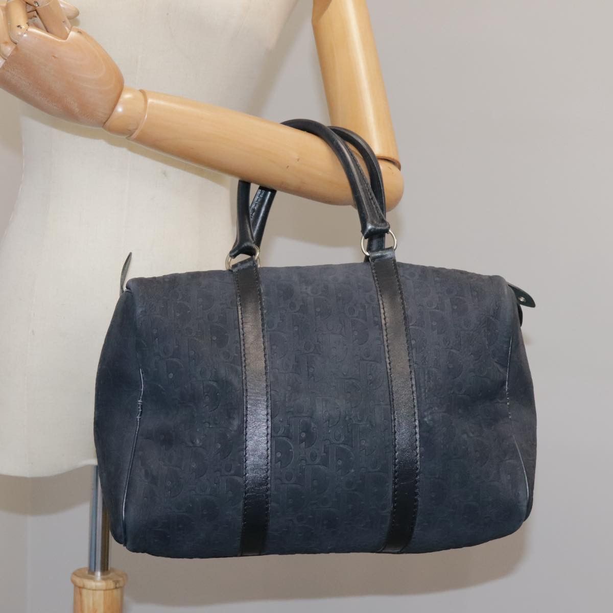 Dior Navy Canvas Travel Bag (Pre-Owned) Size ONE SIZE - 16 Thumbnail