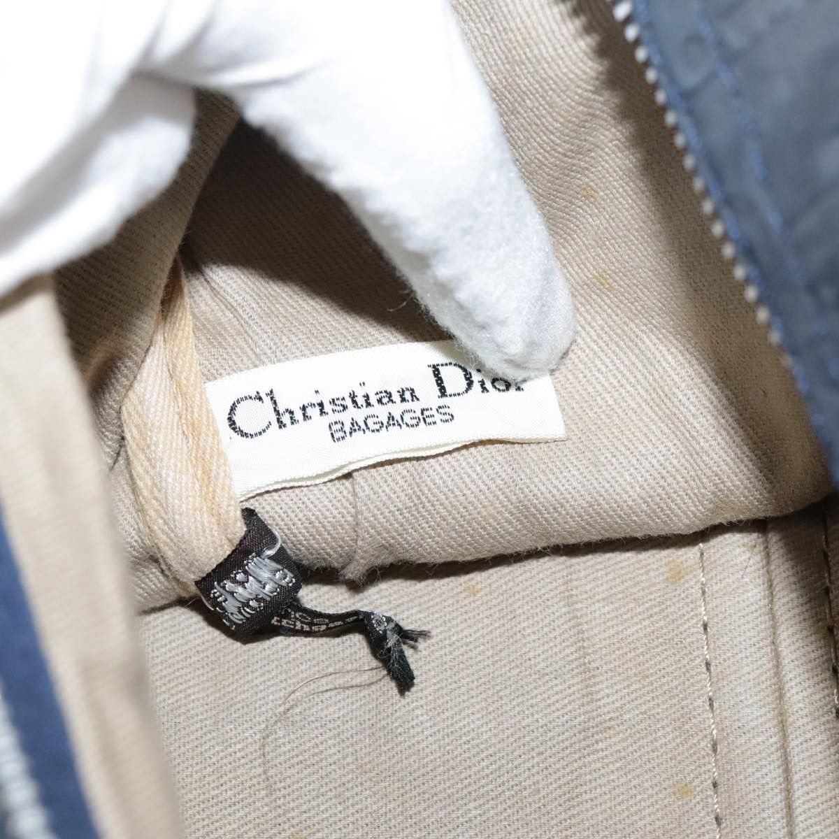 Dior Navy Canvas Travel Bag (Pre-Owned) Size ONE SIZE - 15 Thumbnail