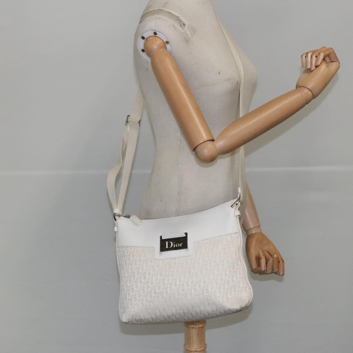 Dior Beige Canvas Shoulder Bag (Pre-Owned) Size ONE SIZE - 15 Thumbnail