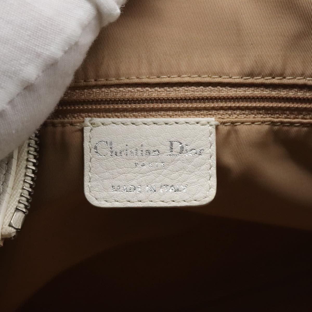 Dior Beige Canvas Shoulder Bag (Pre-Owned) Size ONE SIZE - 14 Thumbnail