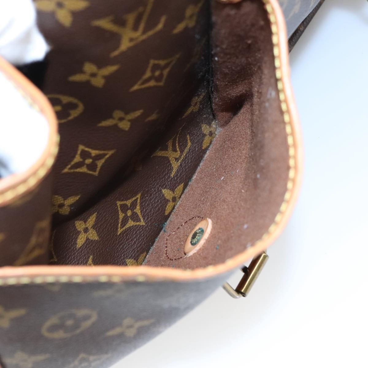 Louis Vuitton Gibecière Brown Canvas Shoulder Bag (Pre-Owned) Size ONE SIZE - 14 Thumbnail