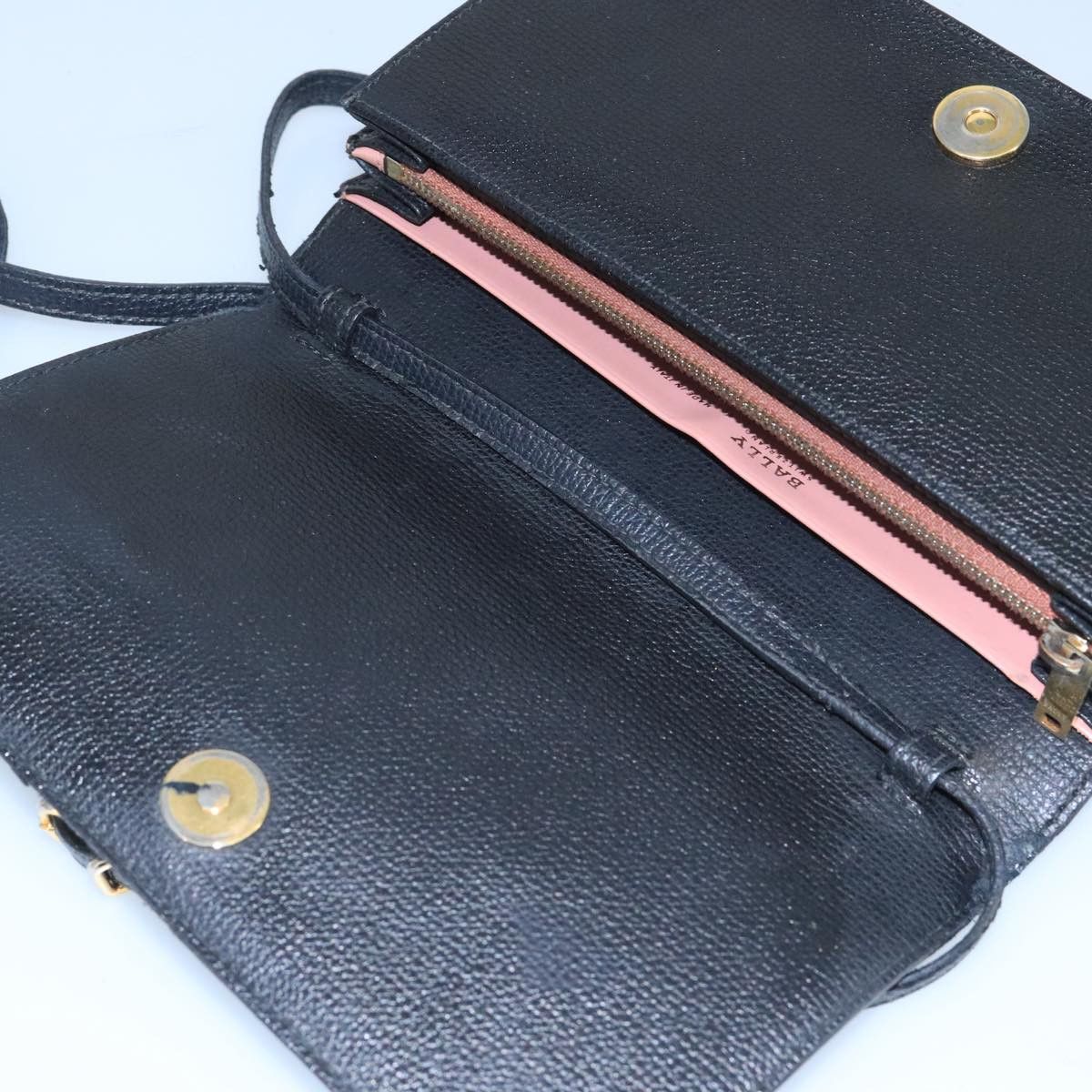 Bally Black Leather Wallet (Pre-Owned) Size ONE SIZE - 8 Thumbnail