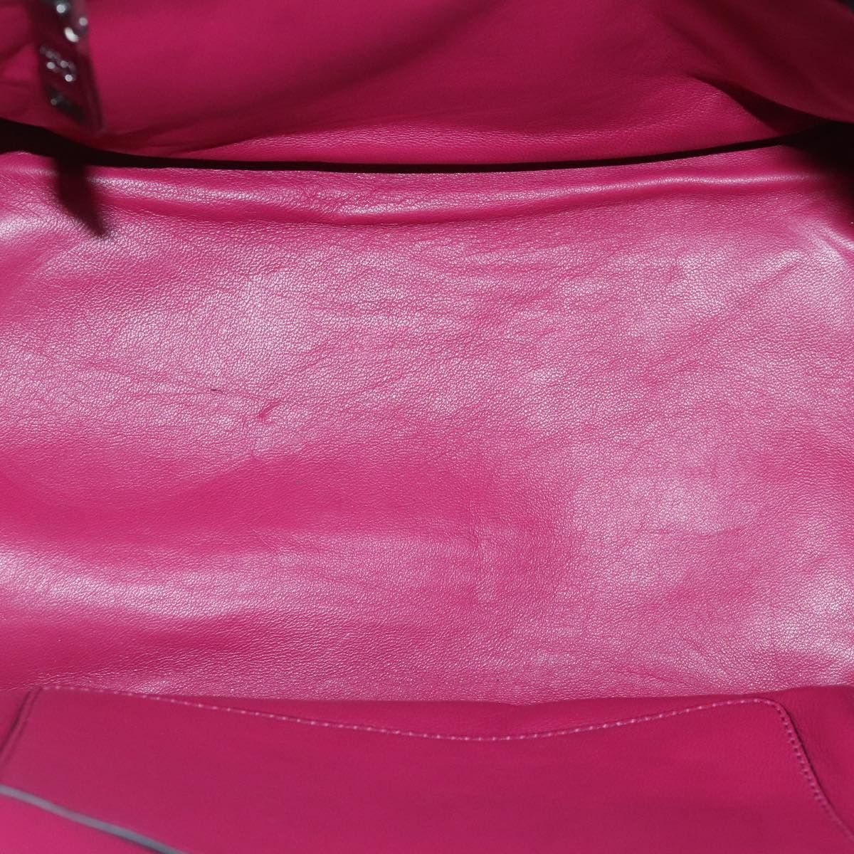Prada Twin Pocket Pink Suede Handbag (Pre-Owned) Size ONE SIZE - 11 Thumbnail