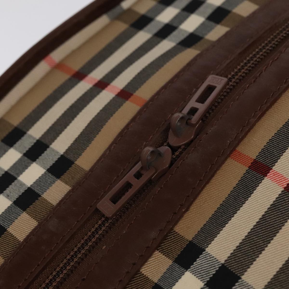 Burberry Nova Check Beige Canvas Travel Bag (Pre-Owned) Size ONE SIZE - 7 Thumbnail