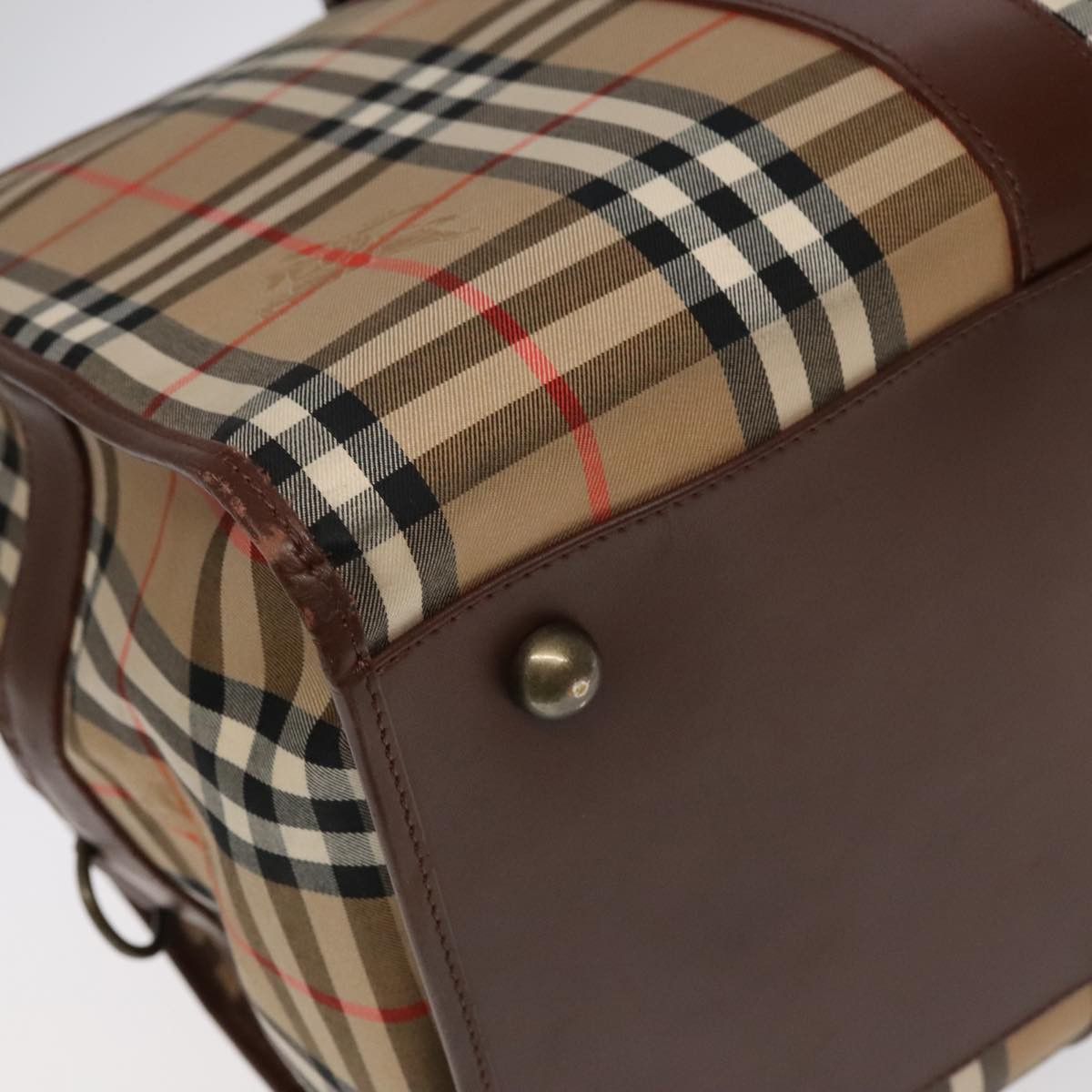 Burberry Nova Check Beige Canvas Travel Bag (Pre-Owned) Size ONE SIZE - 15 Thumbnail
