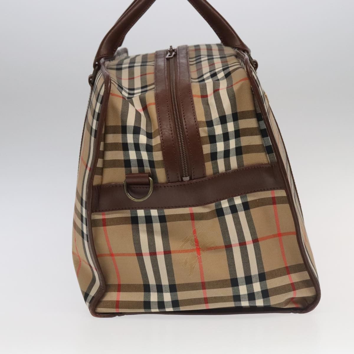 Burberry Nova Check Beige Canvas Travel Bag (Pre-Owned) Size ONE SIZE - 14 Thumbnail