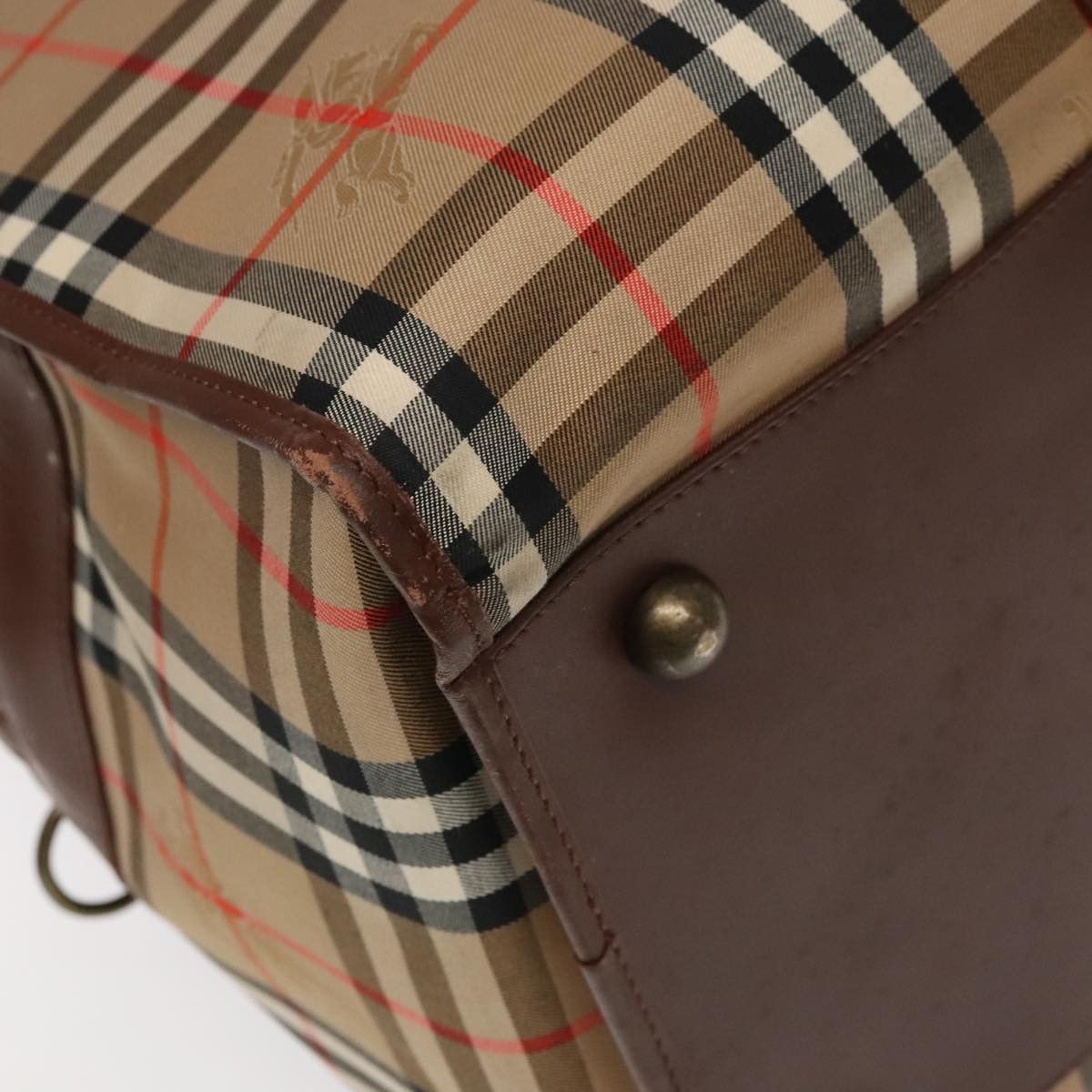 Burberry Nova Check Beige Canvas Travel Bag (Pre-Owned) Size ONE SIZE - 16 Thumbnail