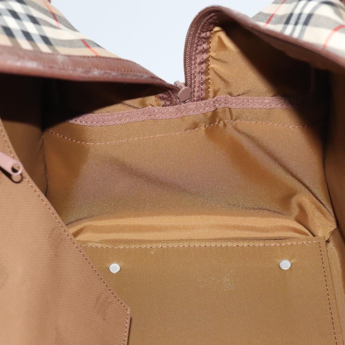 Burberry Nova Check Beige Canvas Travel Bag (Pre-Owned) Size ONE SIZE - 20 Thumbnail