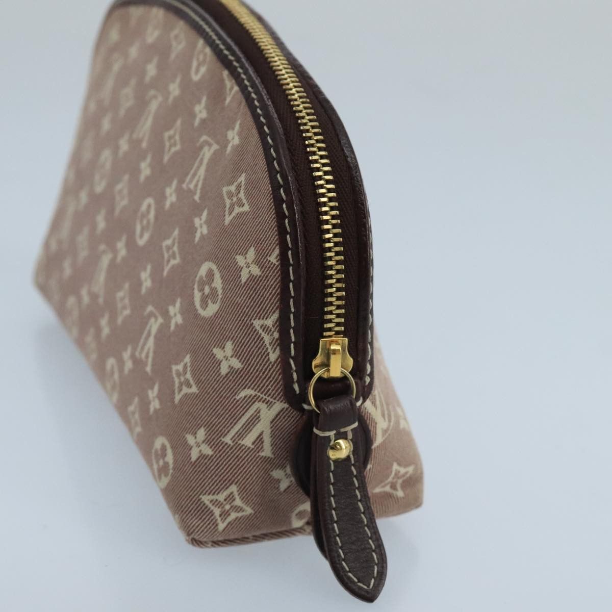 Louis Vuitton Cosmetic Pouch Brown Canvas Clutch Bag (Pre-Owned) Size ONE SIZE - 4 Thumbnail