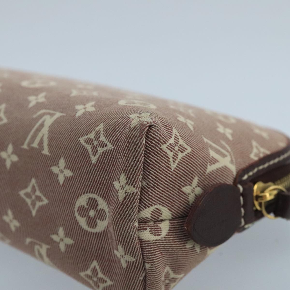 Louis Vuitton Cosmetic Pouch Brown Canvas Clutch Bag (Pre-Owned) Size ONE SIZE - 9 Thumbnail