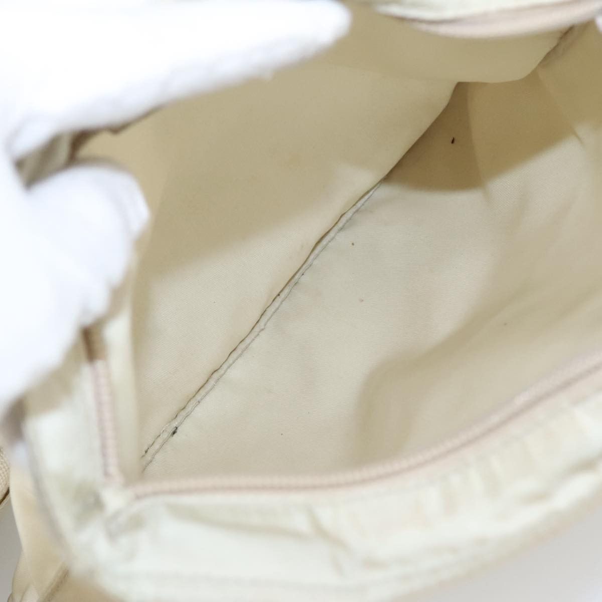 Prada Re-Nylon Beige Synthetic Shoulder Bag (Pre-Owned) Size ONE SIZE - 8 Thumbnail