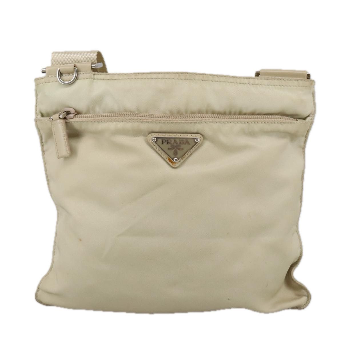 Prada Re-Nylon Beige Synthetic Shoulder Bag (Pre-Owned) Size ONE SIZE - 16 Thumbnail