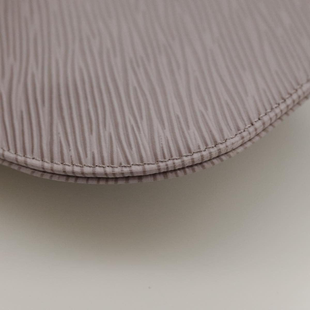 Louis Vuitton Demi Lune Grey Leather Clutch Bag (Pre-Owned) Size ONE SIZE - 10 Thumbnail