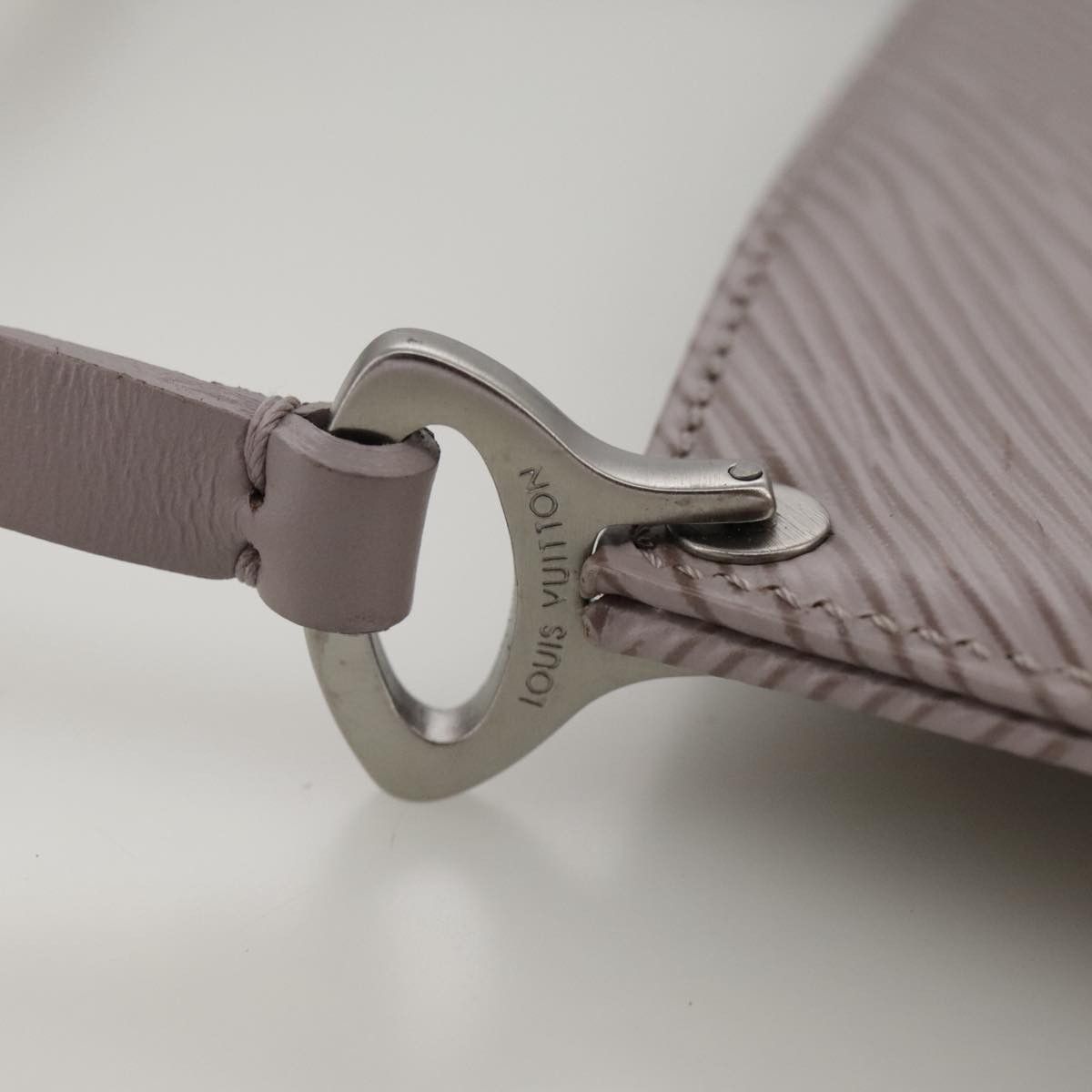 Louis Vuitton Demi Lune Grey Leather Clutch Bag (Pre-Owned) Size ONE SIZE - 11 Thumbnail