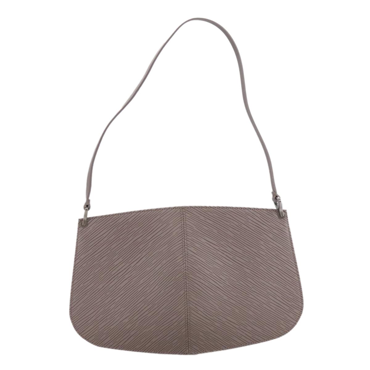 Louis Vuitton Demi Lune Grey Leather Clutch Bag (Pre-Owned) Size ONE SIZE - 2 Thumbnail