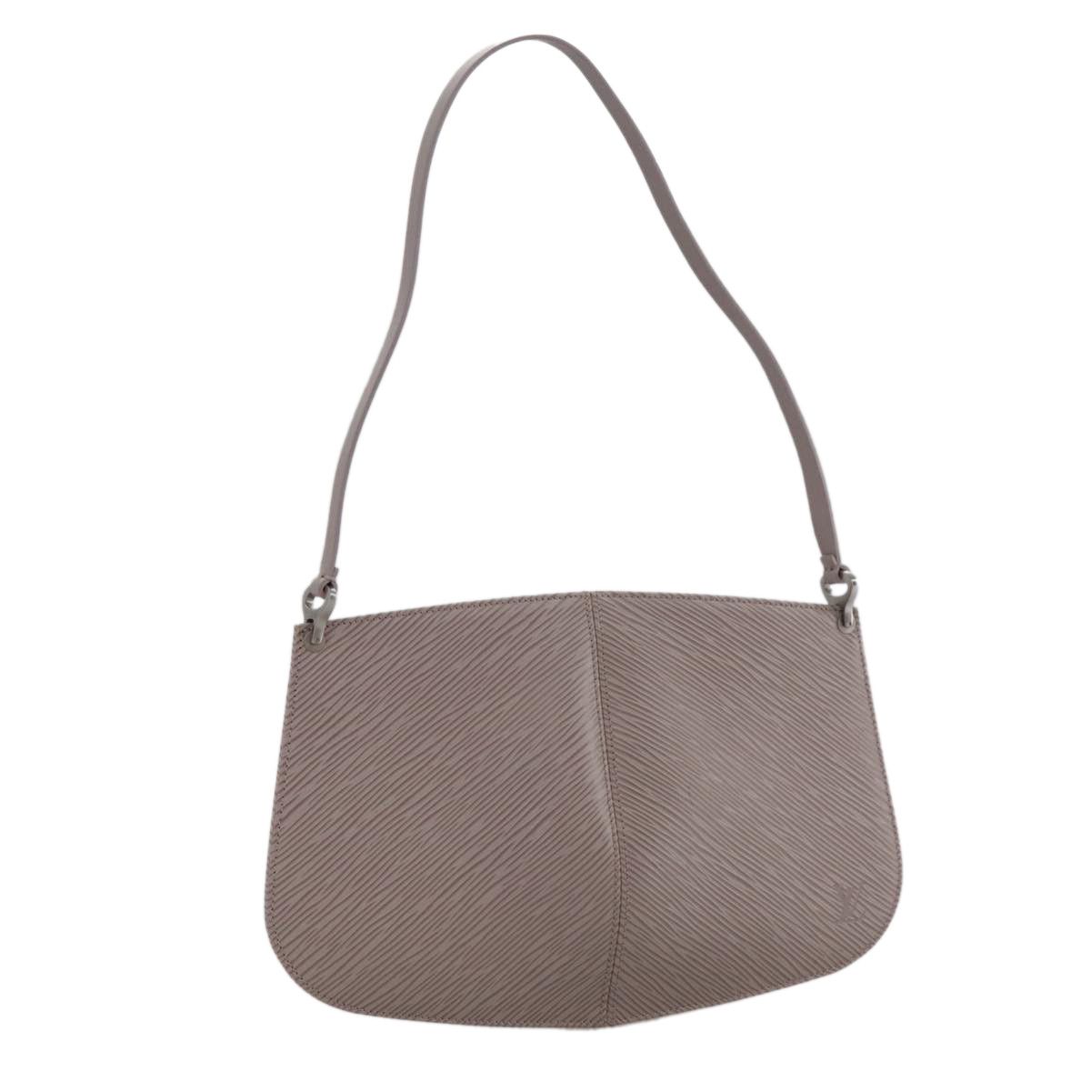 Louis Vuitton Demi Lune Grey Leather Clutch Bag (Pre-Owned) Size ONE SIZE - 16 Thumbnail