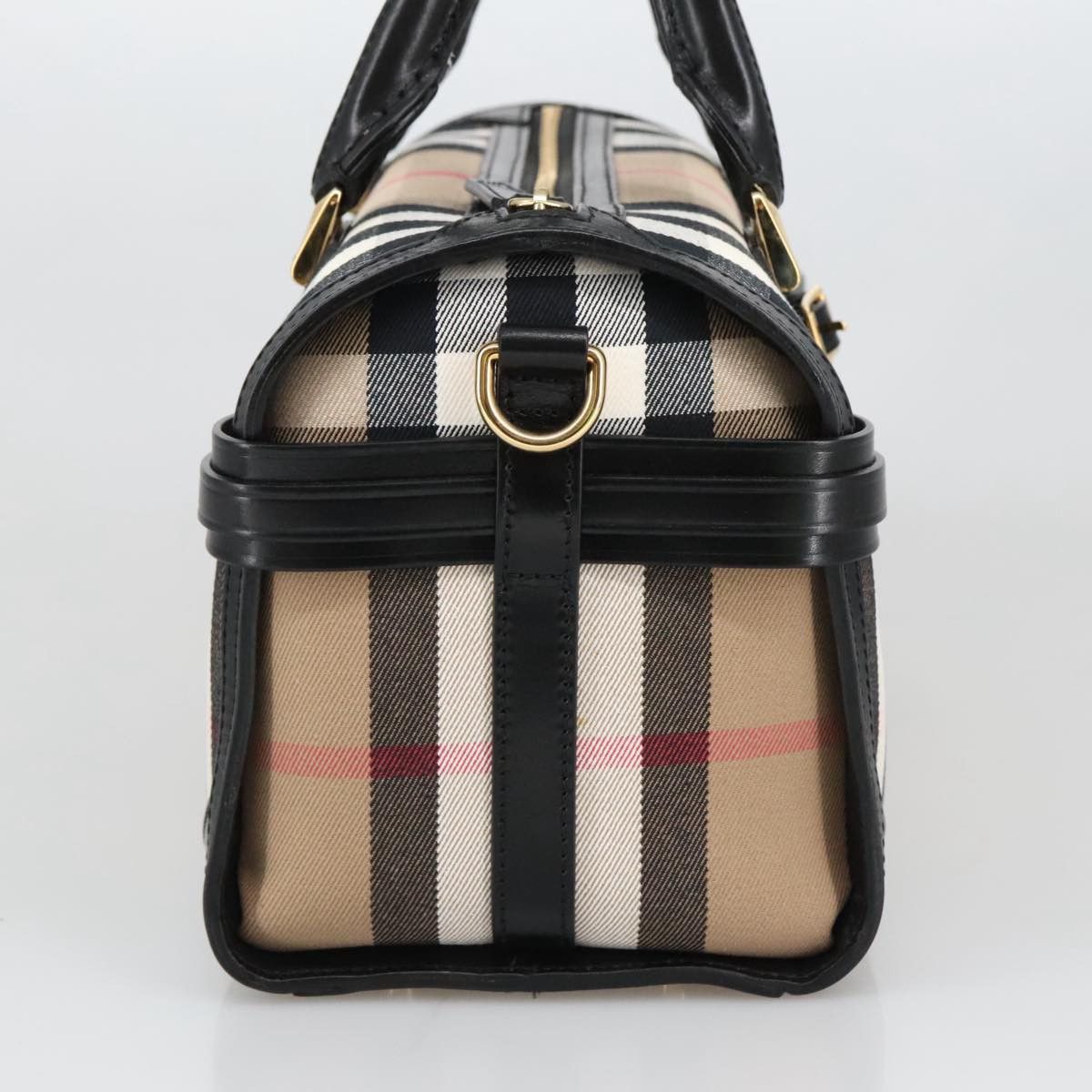 Burberry Nova Check Beige Canvas Handbag (Pre-Owned) Size ONE SIZE - 3 Thumbnail