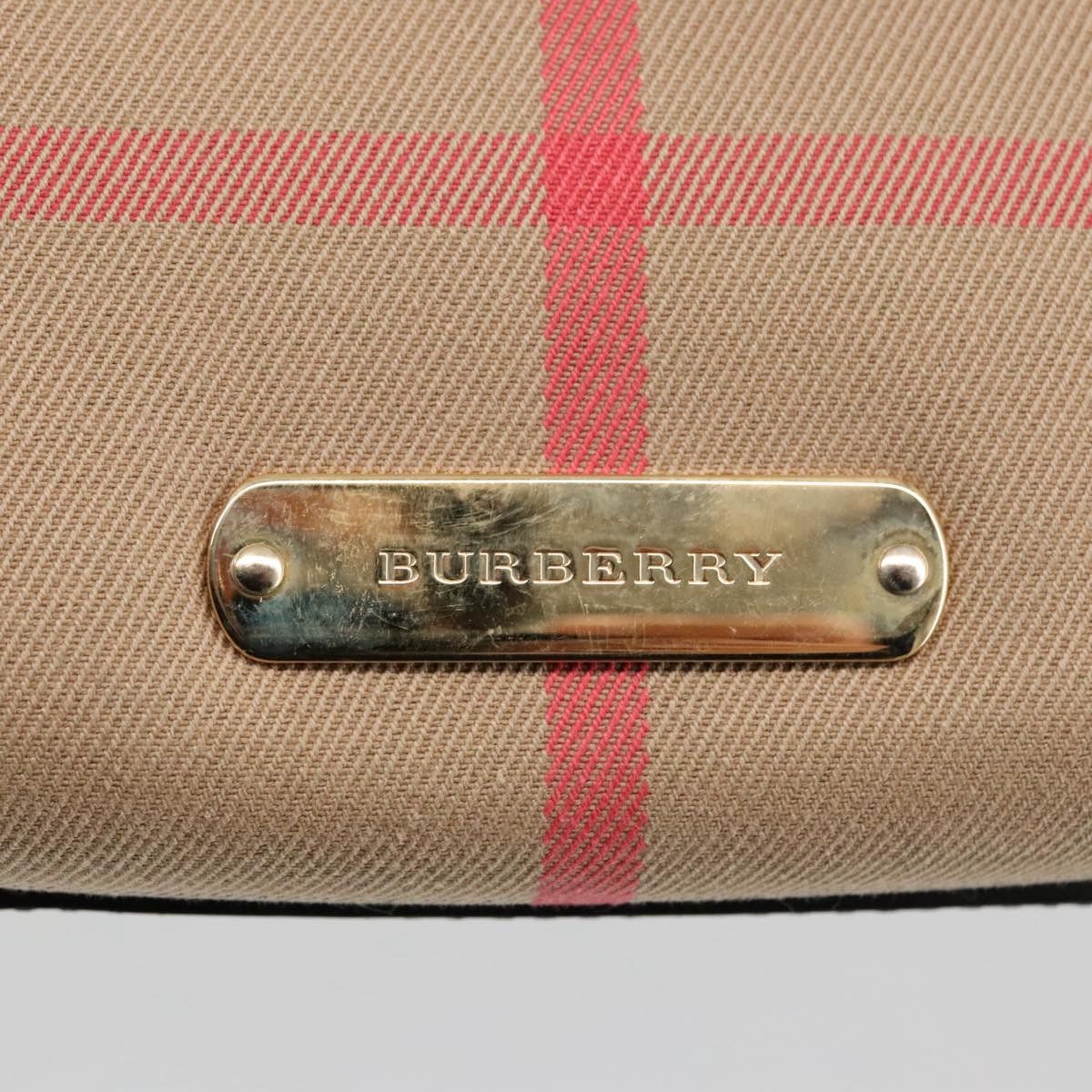 Burberry Nova Check Beige Canvas Handbag (Pre-Owned) Size ONE SIZE - 13 Thumbnail