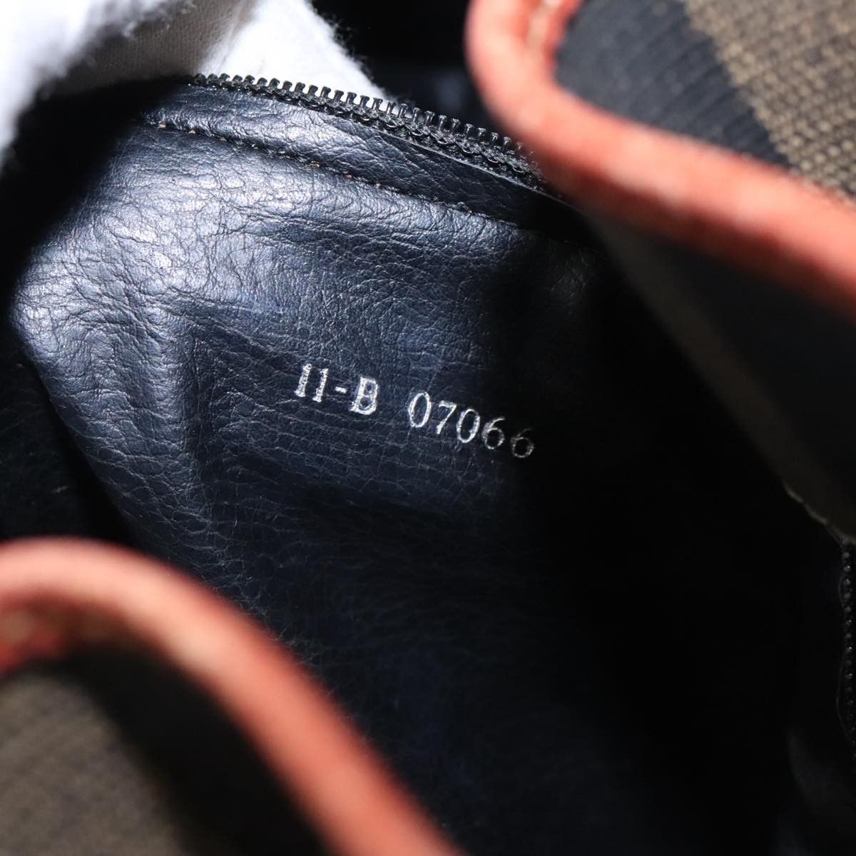 Fendi Pequin Brown Canvas Shoulder Bag (Pre-Owned) Size ONE SIZE - 15 Thumbnail