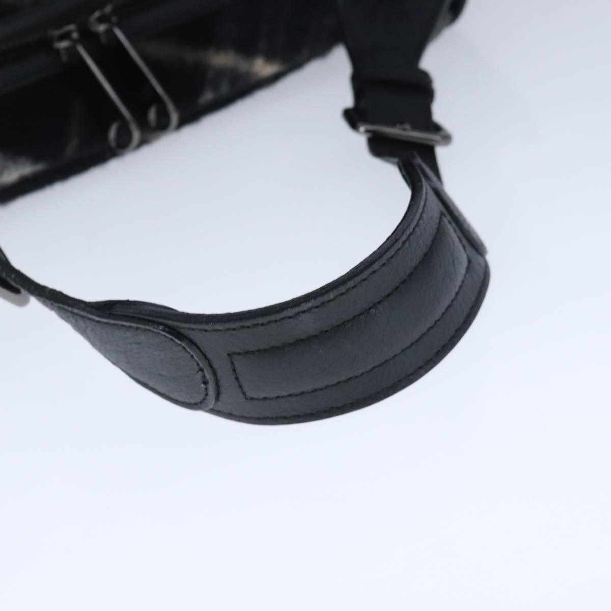 Burberry Blue Label Black Wool Shoulder Bag (Pre-Owned) Size ONE SIZE - 4 Thumbnail