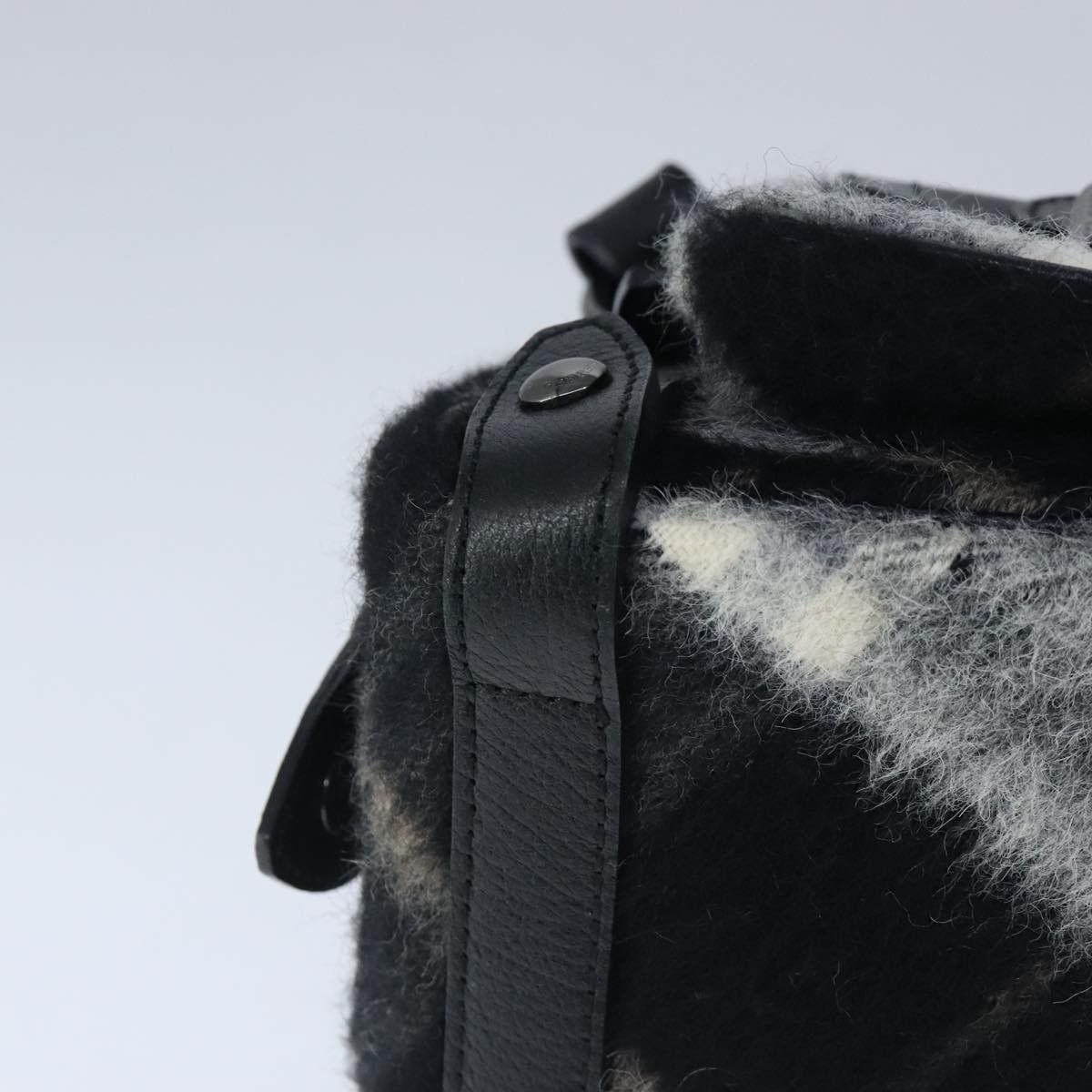 Burberry Blue Label Black Wool Shoulder Bag (Pre-Owned) Size ONE SIZE - 16 Thumbnail