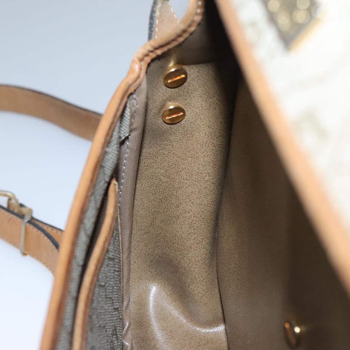 Dior Honeycomb Beige Canvas Shoulder Bag (Pre-Owned) Size ONE SIZE - 20 Thumbnail