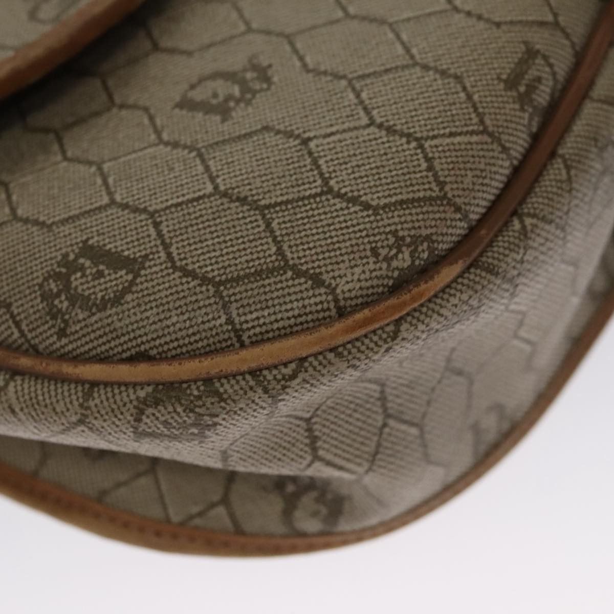 Dior Honeycomb Beige Canvas Shoulder Bag (Pre-Owned) Size ONE SIZE - 8 Thumbnail