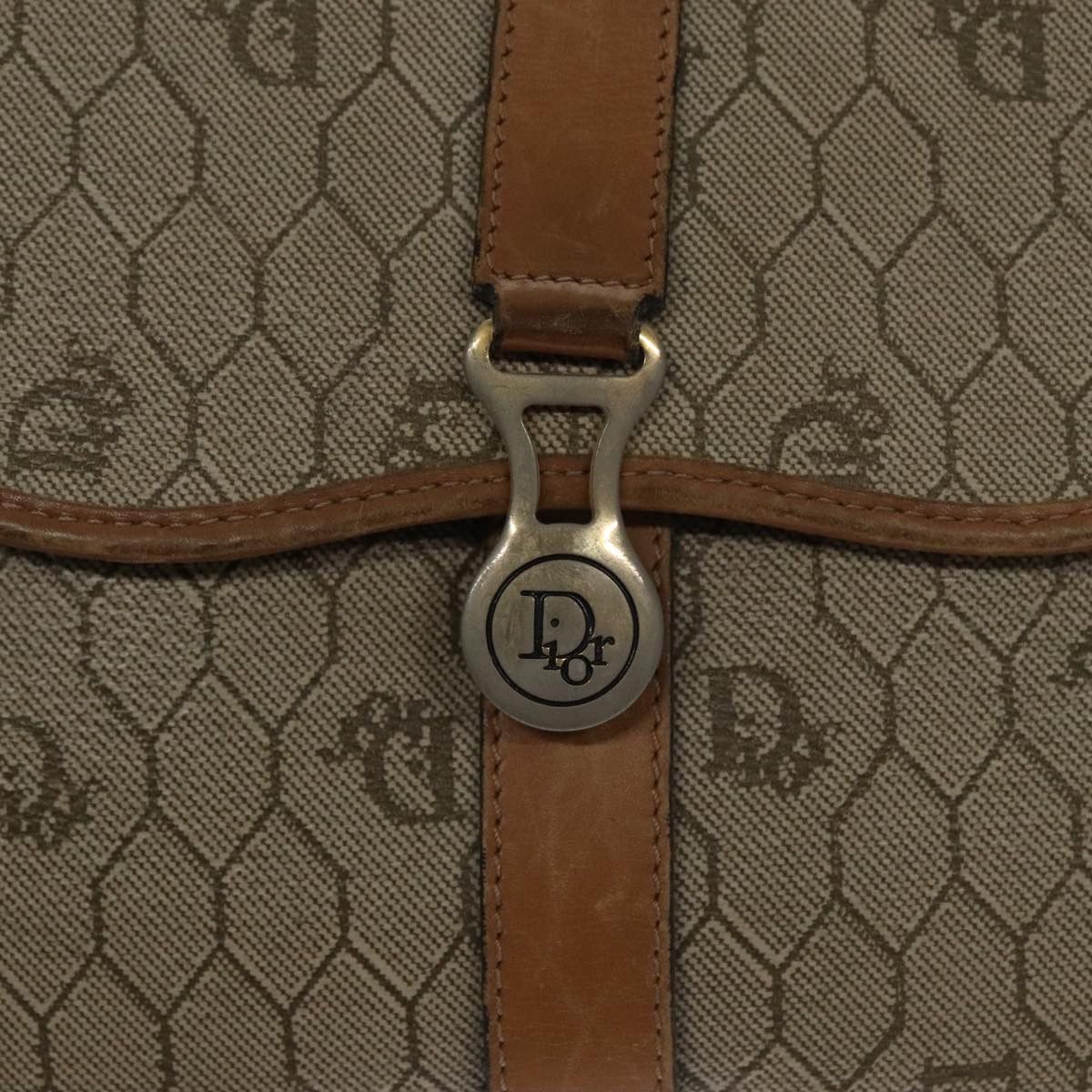 Dior Honeycomb Beige Canvas Shoulder Bag (Pre-Owned) Size ONE SIZE - 11 Thumbnail
