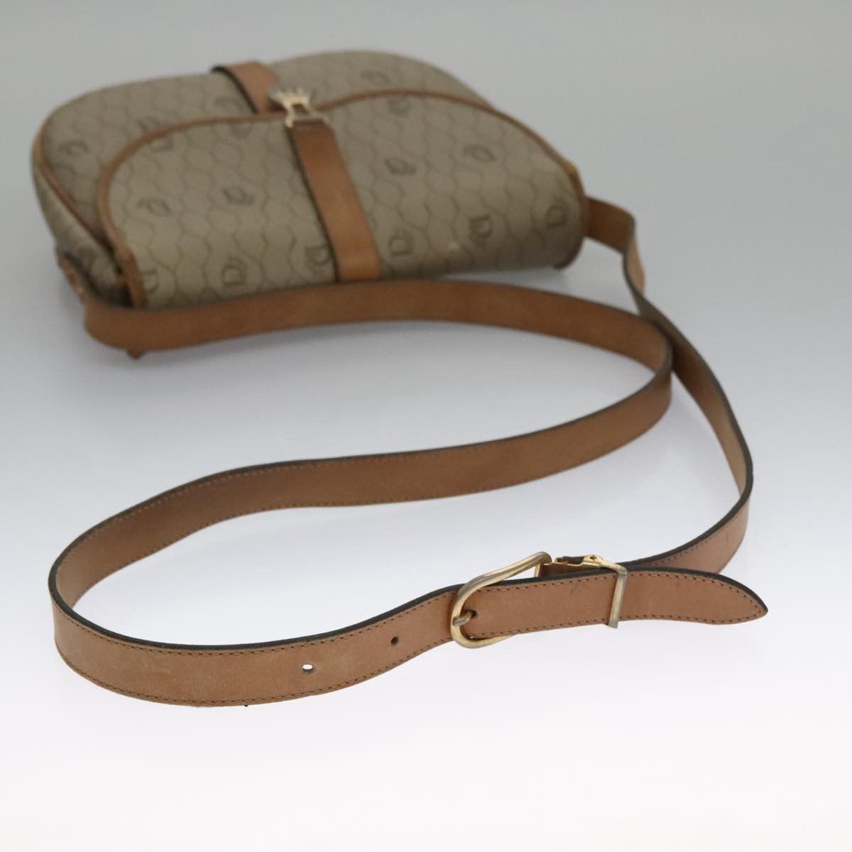 Dior Honeycomb Beige Canvas Shoulder Bag (Pre-Owned) Size ONE SIZE - 5 Thumbnail