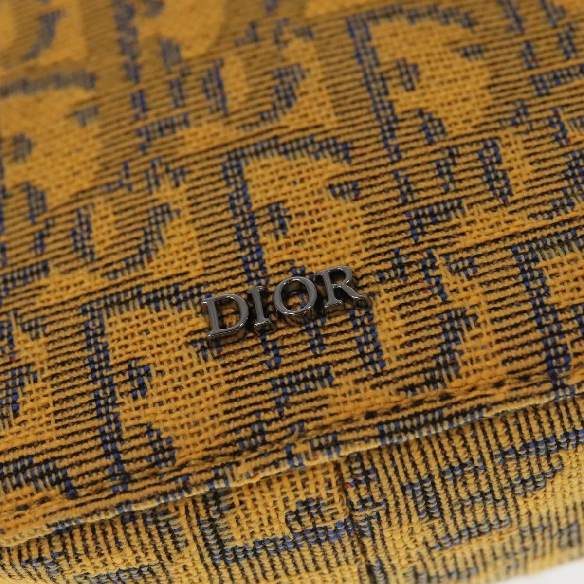 Dior Oblique Yellow Canvas Shoulder Bag (Pre-Owned) Size ONE SIZE - 17 Thumbnail
