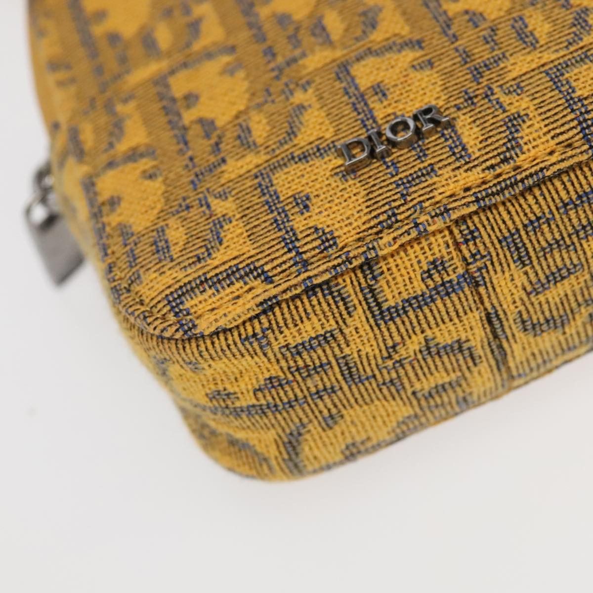 Dior Oblique Yellow Canvas Shoulder Bag (Pre-Owned) Size ONE SIZE - 7 Thumbnail