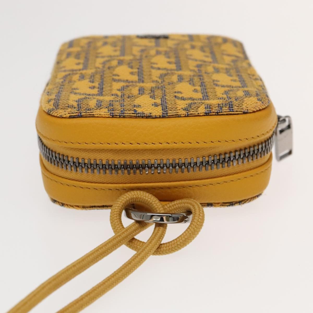 Dior Oblique Yellow Canvas Shoulder Bag (Pre-Owned) Size ONE SIZE - 11 Thumbnail