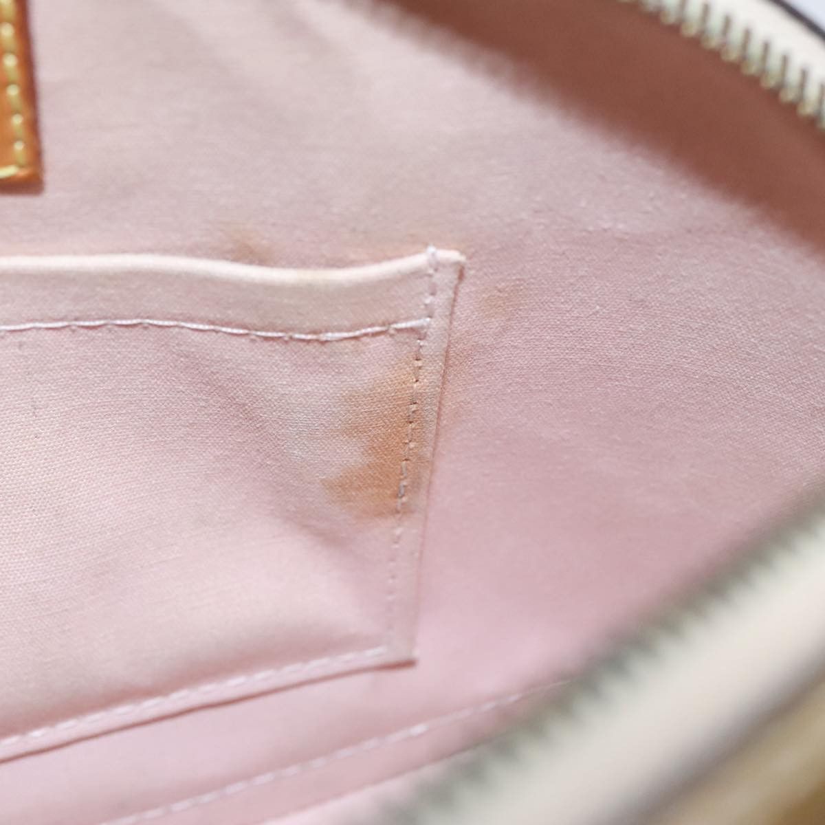 Louis Vuitton Alma Bb Beige Patent Leather Handbag (Pre-Owned) Size ONE SIZE - 17 Thumbnail