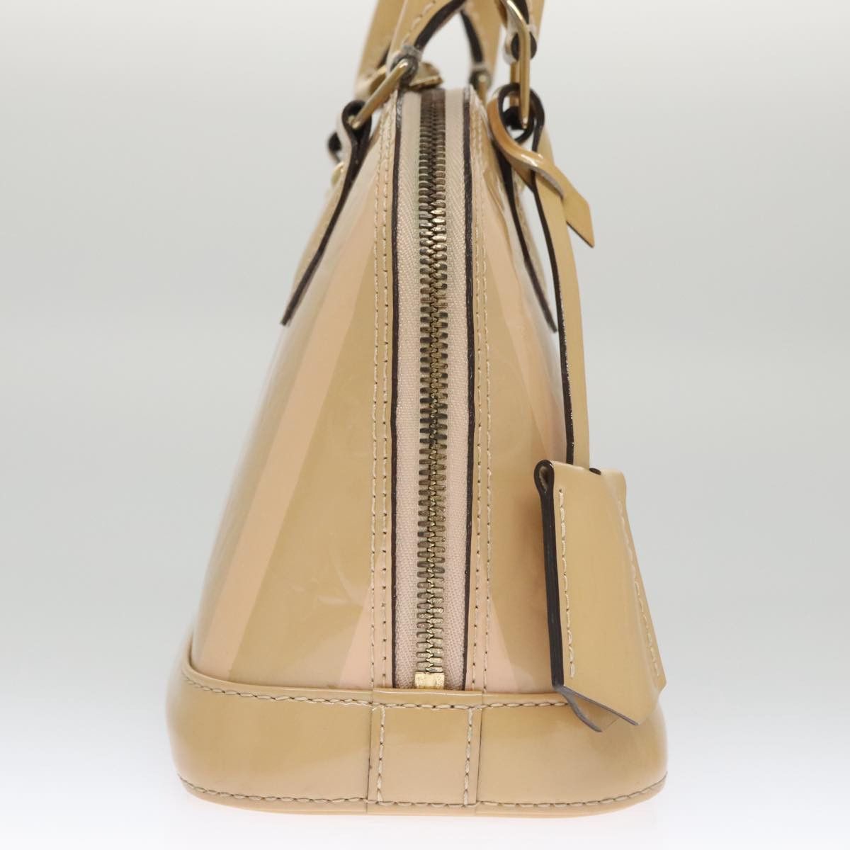 Louis Vuitton Alma Bb Beige Patent Leather Handbag (Pre-Owned) Size ONE SIZE - 4 Thumbnail