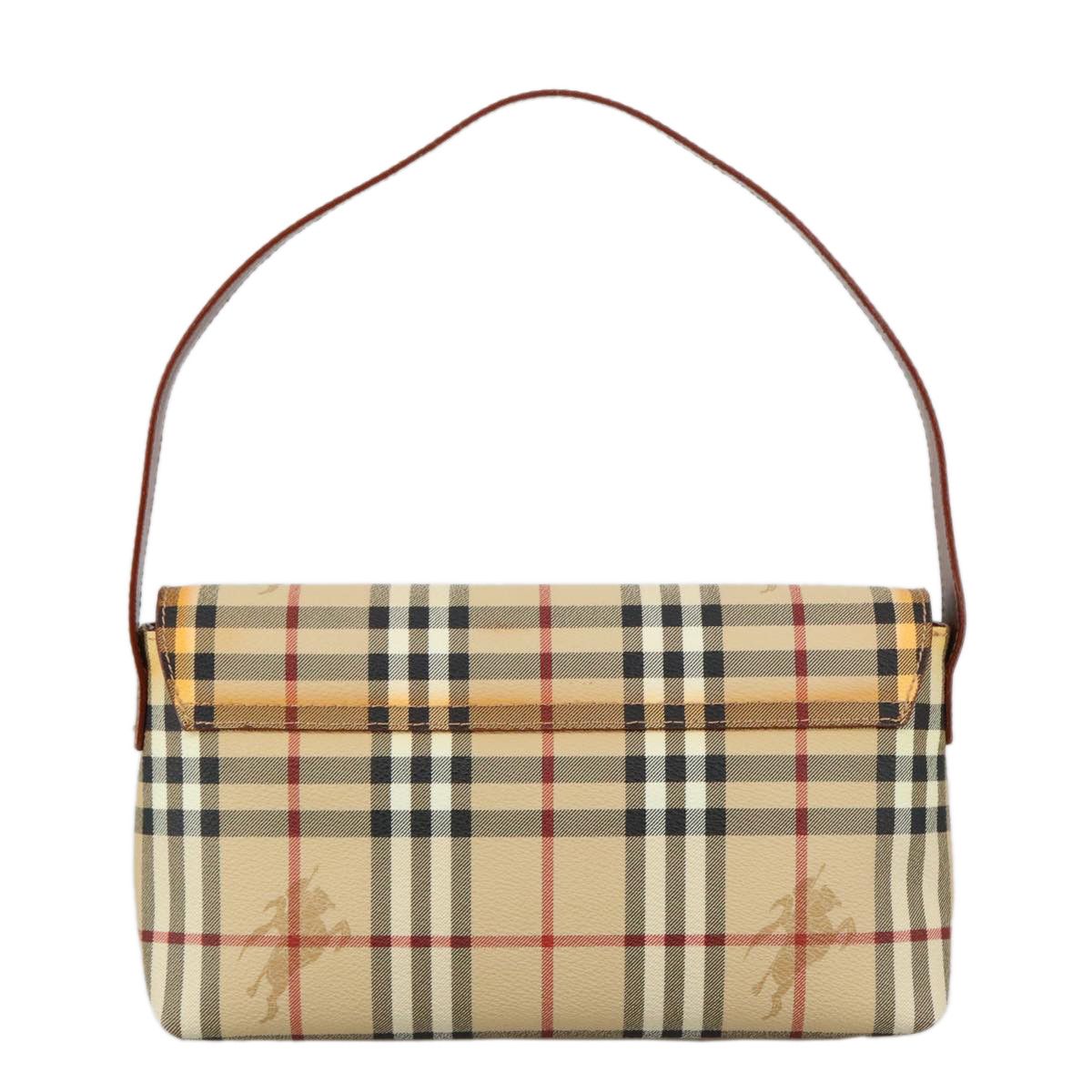 Burberry Haymarket Beige Canvas Shoulder Bag (Pre-Owned) Size ONE SIZE - 2 Thumbnail