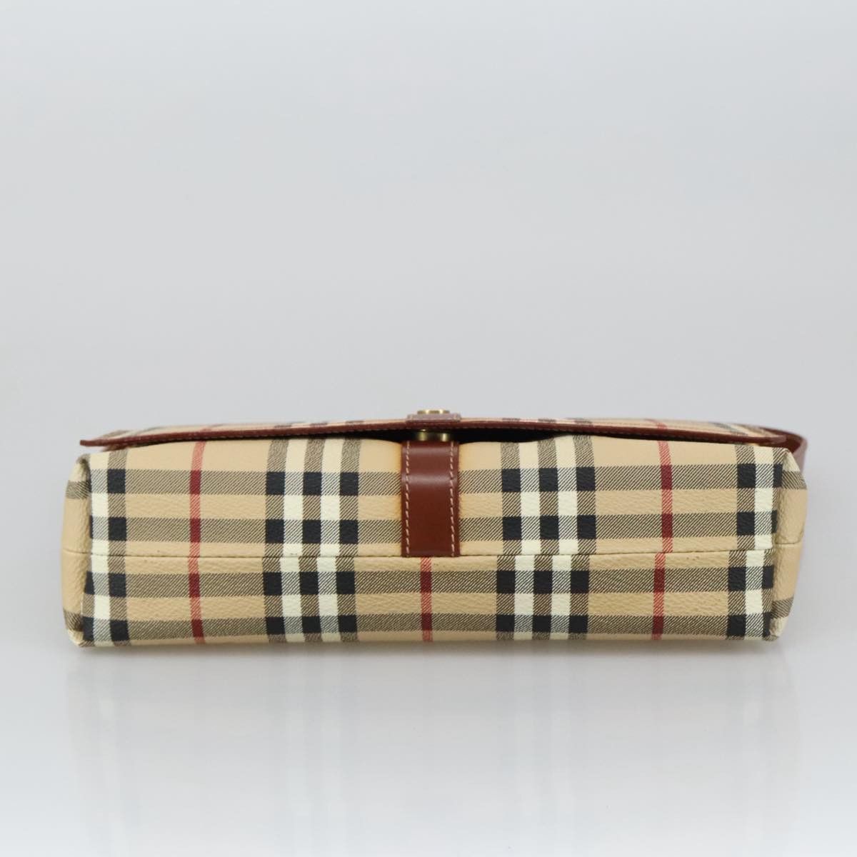 Burberry Haymarket Beige Canvas Shoulder Bag (Pre-Owned) Size ONE SIZE - 10 Thumbnail
