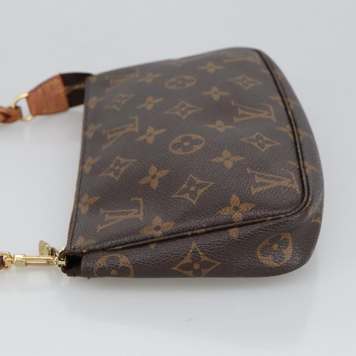 Louis Vuitton Pochette Accessoire Brown Canvas Clutch Bag (Pre-Owned) Size ONE SIZE - 4 Thumbnail